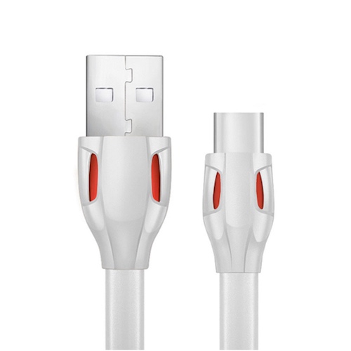 REMAX Laser USB C-type lade/data kabel i Hvid