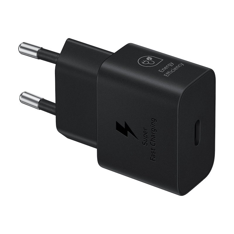 Samsung 25W USB-C oplader - Original vægoplader EP-T2510N, sort