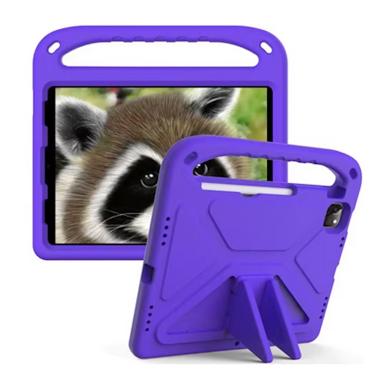 iPad 7/8/9 10.2, KidSafe Grip Case, Lilla