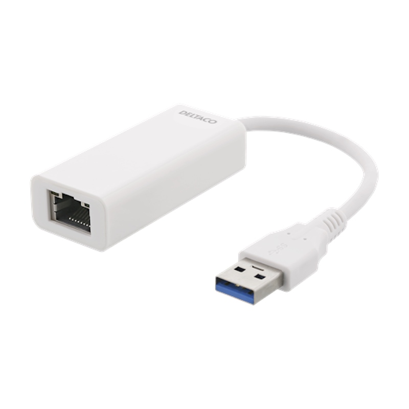 Netværksadapter med internt flash-hukommelse, Gigabit, 1xRJ45, 1xUSB3.0 Type A han,