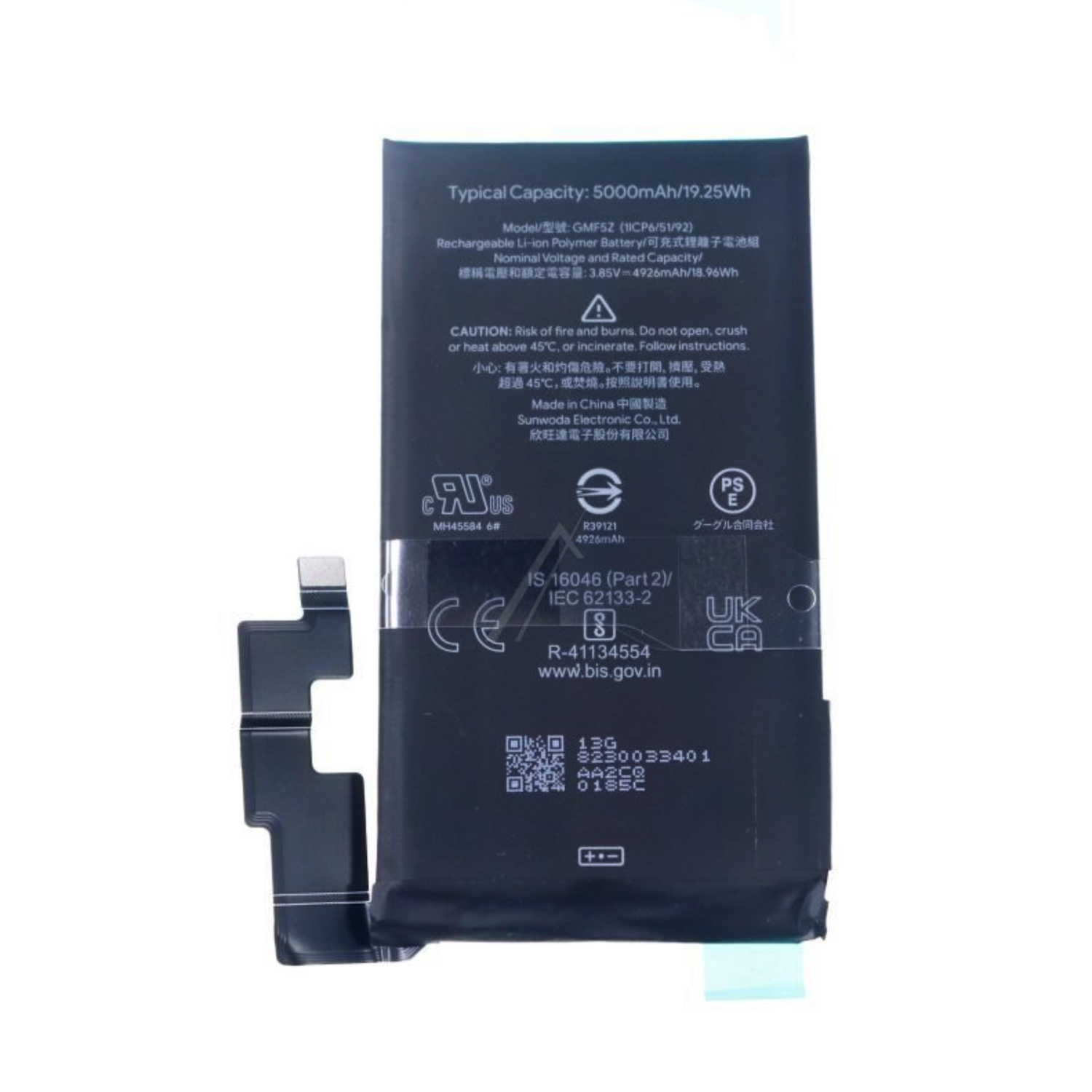 Google Pixel 7 Pro, Batteri (Original)