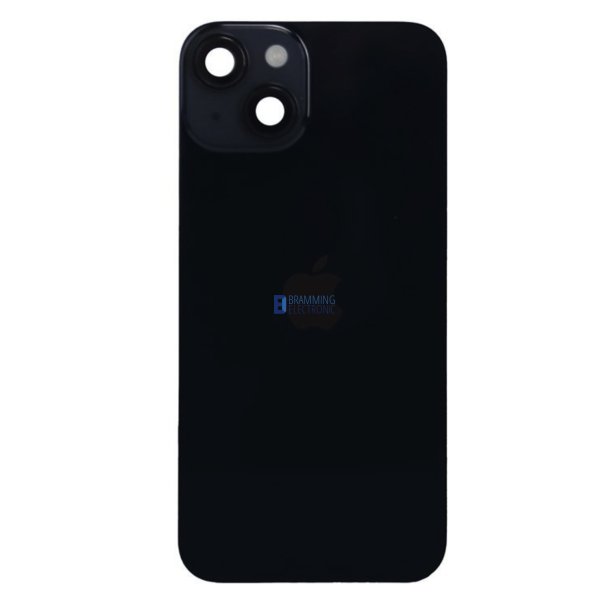 iPhone 14 Komplet Bagside Sort OEM med Flexkabel