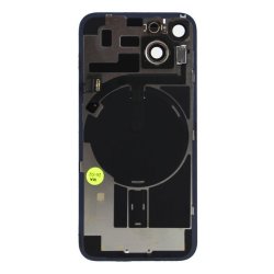 iPhone 14 Komplet Bagside Sort OEM med Flexkabel