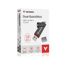 Dual QuickStick, USB 3.0/USB C 128GB