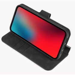 iPhone 12 Pro Max, Ldercase til kreditkort i Sort