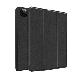 iPad Pro 12.9 2018 / 2020, Flip ldercover med pen holder i Sort