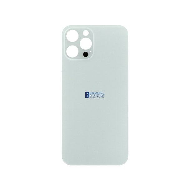 iPhone 12 Pro Max, Bagglas i Hvid (Large hole)