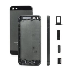 iPhone 5 Metal Bagcover i Sort