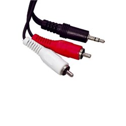 Phono Han x2 til 3.5mm MiniJack kabel - 1.5m