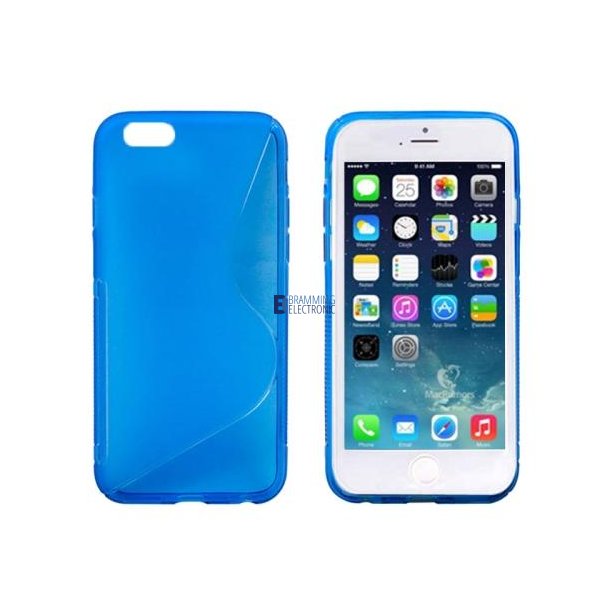 iPhone 6/6S Ultra tynd S-Line silikone cover i Bl