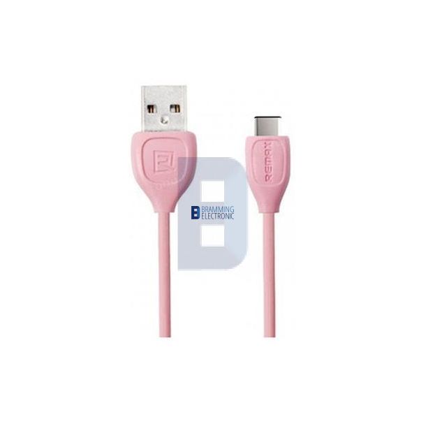 REMAX Lesu USB C-type lade/data kabel i Pink