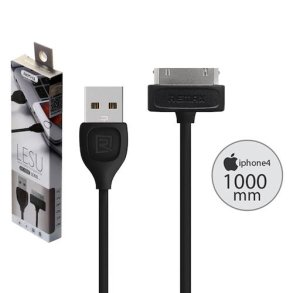 REMAX Lesu 30 pins lade/data kabel i Sort