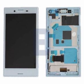 Sony Xperia X Compact skrm med ramme i Mist Bl