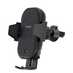 Tr�dl�s Biloplader 15W - Automatisk Holder m. Sugekop &amp; Ventil