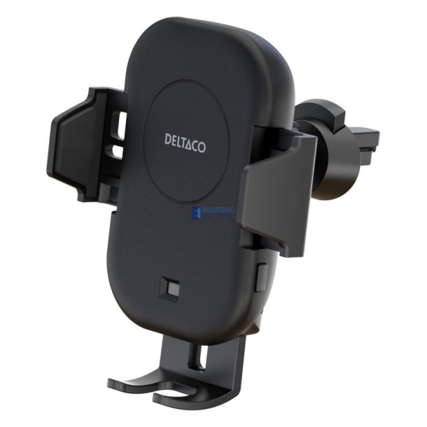 Tr�dl�s Biloplader 15W - Automatisk Holder m. Sugekop & Ventil