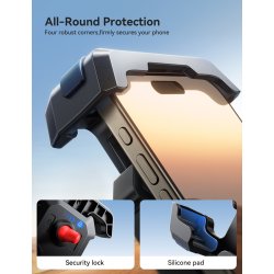 JoyRoom Shockproof telefon holder til cyklen i sort