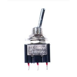 MS 500 D Vippekontakt 1-Pol On/Off &ndash; Mikroomskifter 6A 125V M6 