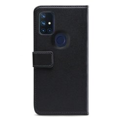 OnePlus Nord N10, Ldercase til kreditkort i Sort