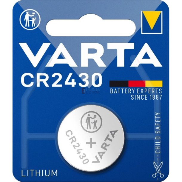 CR2430 3V Lithium knapcelle Varta