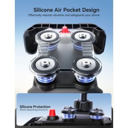 JoyRoom Shockproof telefon holder til cyklen i sort