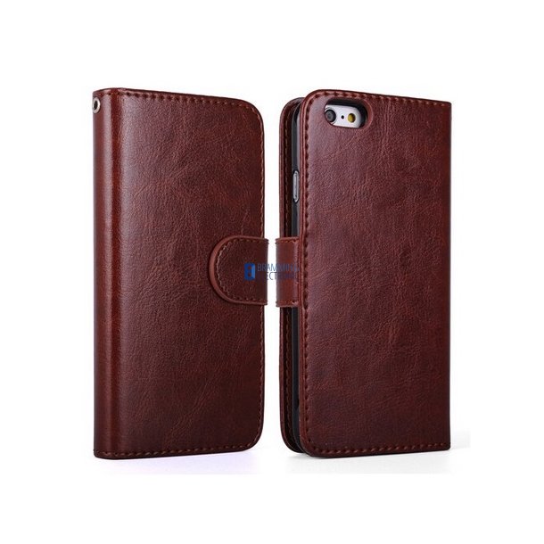 iPhone 11 Pro 2i1 magnet ldercover med plads til kreditkort i Brun