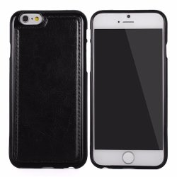 iPhone 13 / 14, 2i1 magnet ldercover med plads til kreditkort i Sort