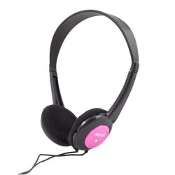 Maxell Kids Headphones i sort/pink (3,5 mm stereo mini jack)