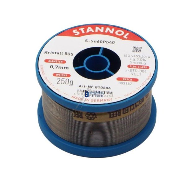 Loddetin 0.7mm, 250g (No clean) Stannol