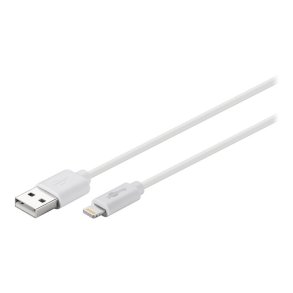 Opladerkabel Lightning - Usb-A, 0.5m, Hvid