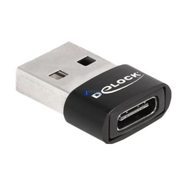Delock adapter USB-A han til USB-C hun