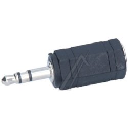 Audio adapter 2,5mm(Jack - hun) til 3,5mm (Jack - han) Stereo