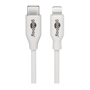 USB-C til Lightning kabel, 1m, USB 2.0, hvid
