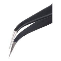 Pincet med buet spids 35gr. - Anti statisk