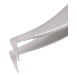 Pincet med buet spids 80gr. - Rustfri stl (Relife)
