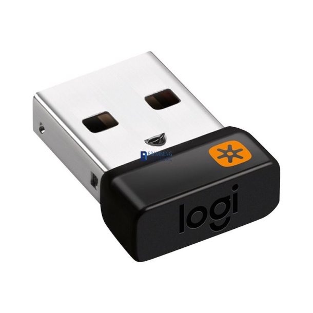 Logitech USB-A Unifying Receiver (trådløs mus / tastatur modtager) - USB Dongle / Stik - Bramming Electronic