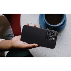 iPhone 14 Pro, Super Frosted Shield Pro Cover i Sort