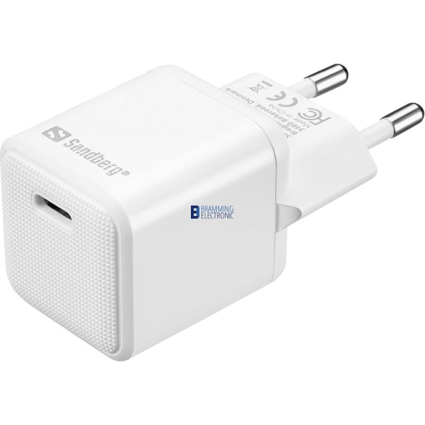 3A USB-C Wall charger (20W) Hvid