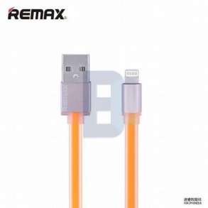 REMAX Lightning USB lade/data kabel i Orange (colorfull)