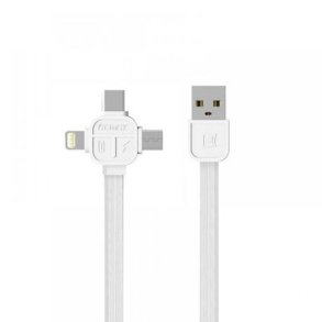 Remax Lesu 3i1 Kabel i Hvid