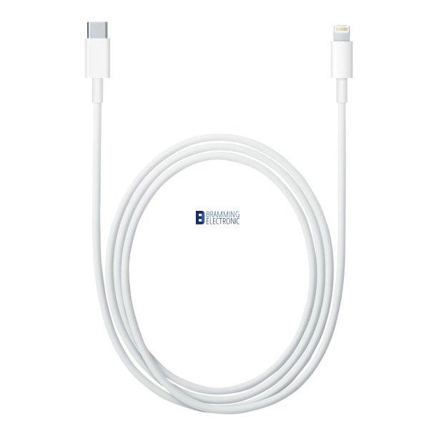 Opladerkabel Lightning - USB-C, 1 m, Hvid (Original Apple)