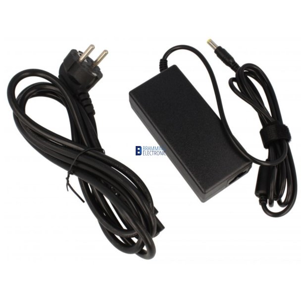19V 3.42A 65W Netdel til Laptop &ndash; 5,5x2,5mm Str�mforsyning 