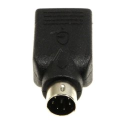 Adapter PS/2 han til USB-A hun (Mus / Tastatur)