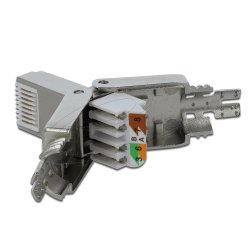 Delock RJ45 Plug Cat.6 STP Toolfree &ndash; Netv�rksstik 86476