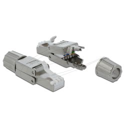 Delock RJ45 Plug Cat.6 STP Toolfree &ndash; Netv�rksstik 86476