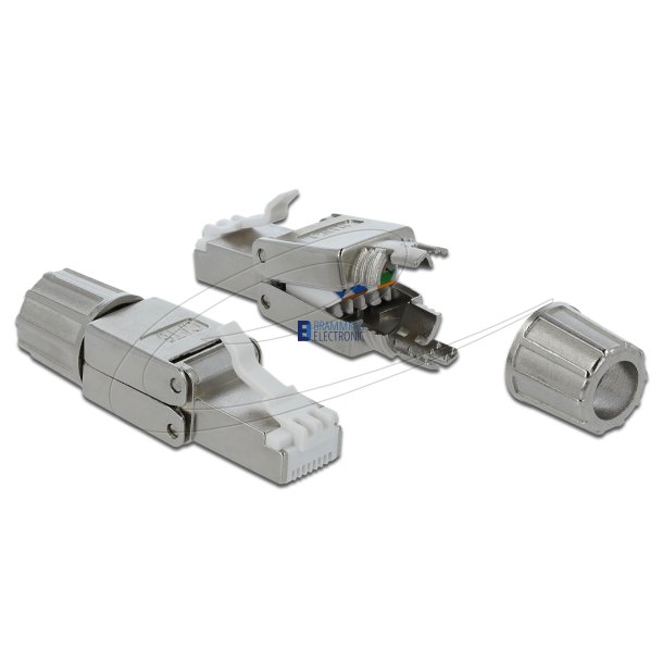 Delock RJ45 Plug Cat.6 STP Toolfree &ndash; Netv�rksstik 86476