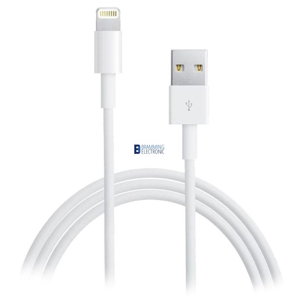 Opladerkabel Lightning - USB-A, 2 m, Hvid (Original Apple)