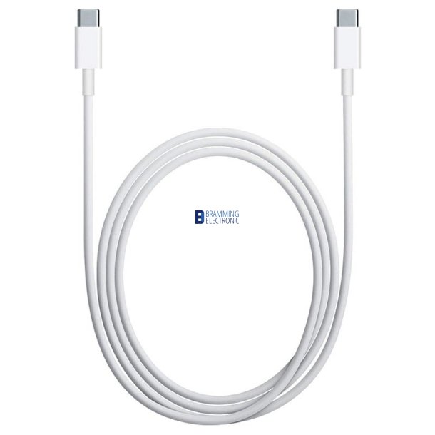 Opladerkabel USB-C - USB-C, 2 m, Hvid (Original Apple)