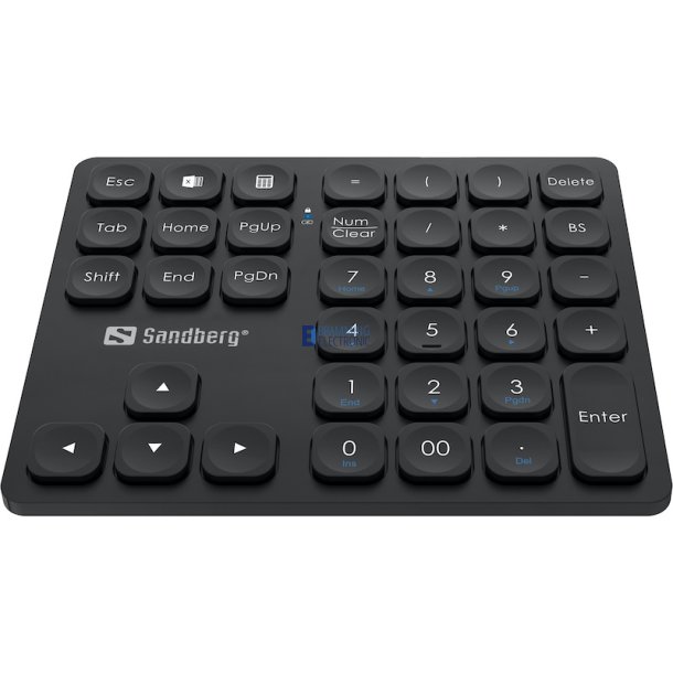 Sandberg Wireless Numeric Keypad Pro, Black