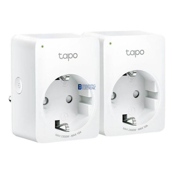 Tapo P100 Mini Smart Wi-Fi Socket (2 stk pakke)