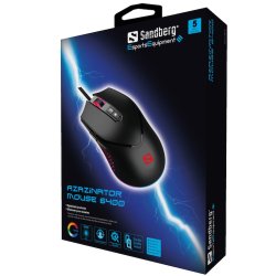 Azazinator 6400 Gaming Mouse, sort